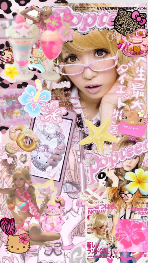 #gyaru #kawaii #wallpaper Harajuku Aesthetic Wallpaper, Gyaru Wallpaper Lockscreen, Hime Gyaru Wallpaper, Gyaru Posters, Chibi Gyaru, Harajuku Wallpaper, Gyaru Background, Kawaii Core Wallpaper, Gyaru Pfp