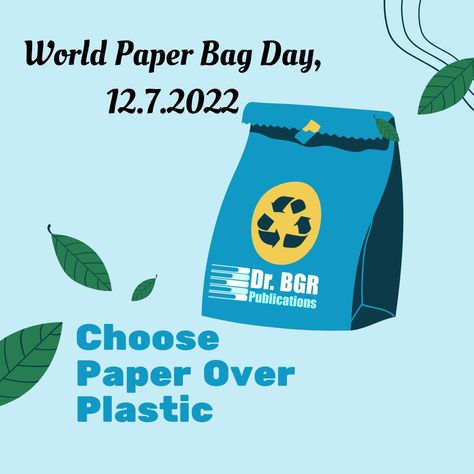 My dear world, Greetings of the day. Say YES to paper bags instead of plastic carry bags. For your healthy body you must maintain perfect environment through biodegradable products. World Paper Bag Day wishes to all. Regards Dr. BGR Publications #july12 #paperbag #ecology #environment #biodegradable #drbgrpublications #DrBGR Paper Bag Day Poster, Greetings Of The Day, Greetings For The Day, Dear World, Happy Birthday Cupcakes, Day Wishes, Birthday Cupcakes, Say Yes, Paper Bags