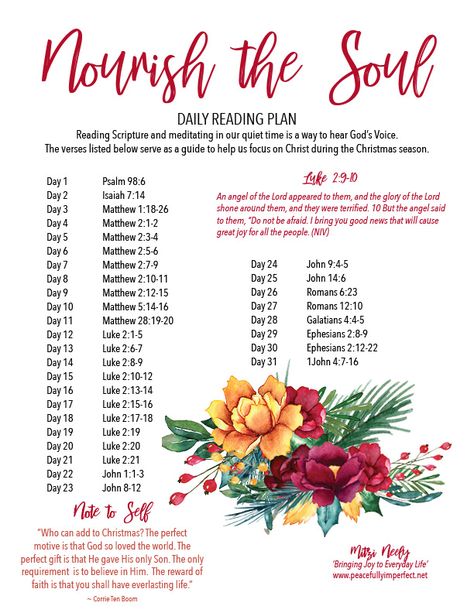 Scripture Journaling Ideas, Scripture Reading Plan, Journaling Materials, Scripture Plans, Christmas Bible Study, Womens Bible, Daily Scripture Reading, Bible Journaling For Beginners, Reading Planner