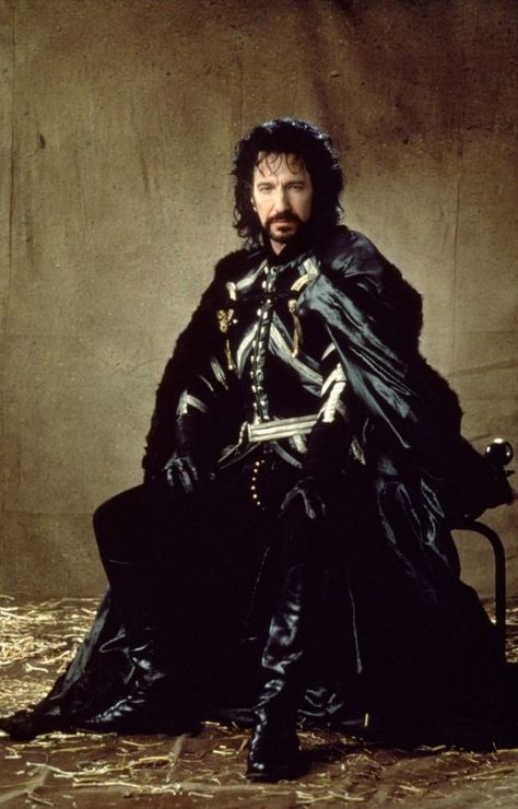 Alan Rickman as the Sheriff Of Nottingham (Robin Hood) 1991 Robin Hood Prince Of Thieves, Sheriff Of Nottingham, Prince Of Thieves, Alan Rickman Always, Alan Rickman Severus Snape, Severus Rogue, Professor Snape, Alan Rickman, Kevin Costner