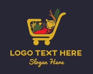 Food Store Logo, Grocery Logo Design Ideas, Food Market Logo Design, Supermarket Logo Design Ideas, Grocery Store Logo Design Ideas, Supermarket Poster Design Grocery Store, Supermarket Illustration Grocery Store, Shopping Cart Logo, Supermarket Logo