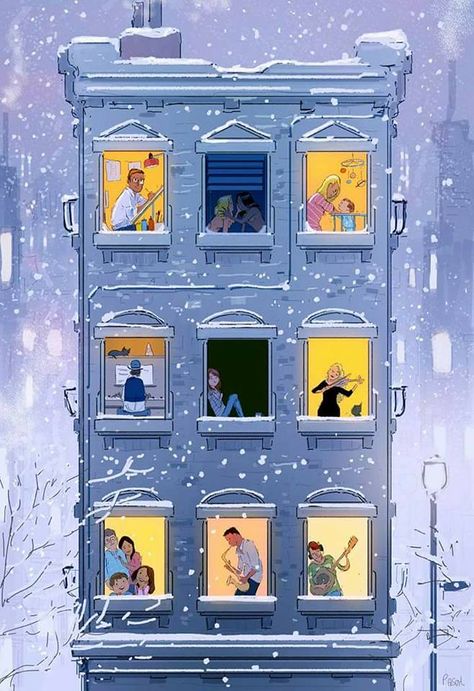 Winter Illustration Art, Pascal Campion, Winter Illustration, Snowy Day, Art And Illustration, Christmas Illustration, The New Yorker, Book Illustration, New Yorker