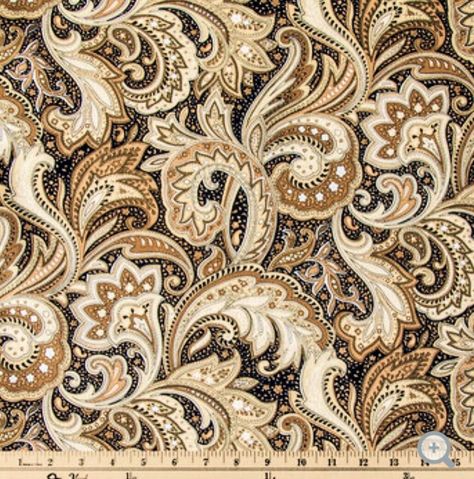 Tawny Autumn, Mellow Autumn, Paisley Print Fabric, Travel Pouches, Blithe Spirit, Western Background, Pillow Slip Covers, Brown Paisley, Paisley Fabric