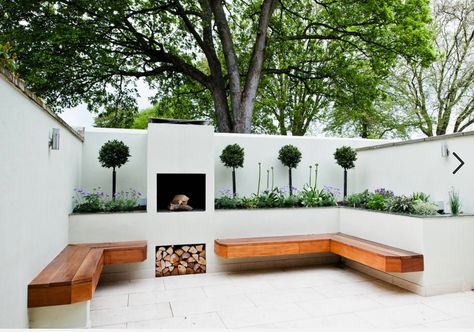 London Richmond, Fulham London, Fish Hoek, Outdoor Landscape Design, Roof Terraces, Outdoor Patio Designs, Contemporary Patio, Backyard Seating, Back Garden Design