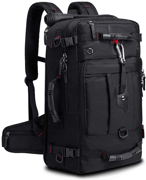 Amazon.com: KAKA Travel Backpack, Carry On Backpack Durable Convertible Duffle Bag Fit for 15.6 Inch Laptop for Men and Women(Medium 35L) : Electronics Travel Backpack Carry On, Professional Backpack, Carry On Backpack, Best Travel Backpack, Durable Backpack, Mens Backpack Travel, Backpack Reviews, Everyday Backpack, Camping Backpack