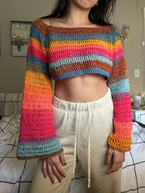 Crochet Tops Pattern, Free Crochet Tops, Tops Pattern, Bralette Pattern, Crochet Hack, Crochet Knit Stitches, Mode Crochet, Crochet Clothing And Accessories, Crochet Shrug