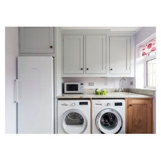 Laundry Room With Fridge And Freezer, Laundry Room Ideas With Deep Freezer, Laundry Room Fridge, Deep Freezer In Laundry Room, Laundry Room With Freezer, Fridge In Laundry Room, Tiny Utility, Ideas For Laundry Room, Laundry In Kitchen