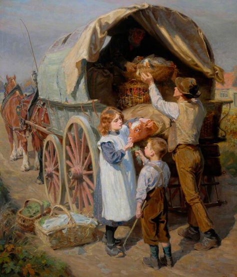 Picture Story Prompts, Western Artwork, Lds Art, West Art, Covered Wagon, Oregon Trail, Cowboy Art, Country Scenes, Mountain Man