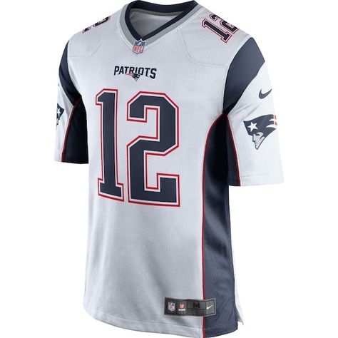 Patriots Game, Jersey Patriots, Nfl Patriots, Blue Game, Patriots Football, Nike Nfl, Game Jersey, Tom Brady, Fantasy Football