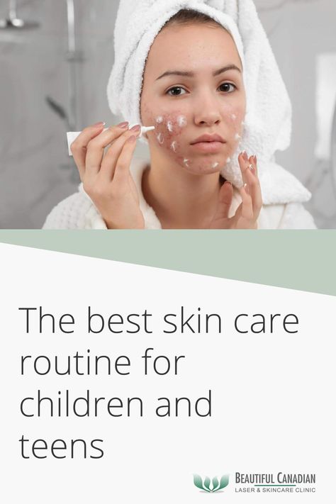 The best skin care routine for children and teens and throughout life Teenager Skin Care Routine, Skin Care Routine Home Remedies, Teen Facial, The Best Skin Care Routine, Facial Routines, The Best Skin Care, Best Skin Care Routine, Facial Skin Care Routine, Best Skin Care