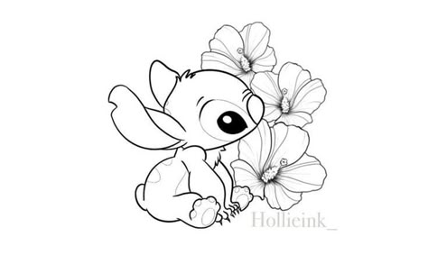 Disney Lilo And Stitch Tattoo, Stitch Tattoo Stencil, Stitch Disney Tattoo, Stitch Tattoo Ideas, Disney Stitch Tattoo, Stitch Sketch, Lilo And Stitch Tattoo, Stitch Coloring Pages, Stitch Tattoo