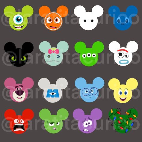 Mickey Mouse Crafts, Disney Themed Classroom, Deco Disney, Mouse Crafts, Disneyland Vacation, Disney Charms, Mickey Mouse Head, Disney Ornaments, Disney Svg