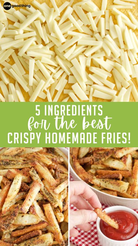 Homemade Crinkle Fries, Homemade Fries In Deep Fryer, Home Made French Fries, Italian Fries, French Fries At Home, Fries At Home, Crinkle Fries, Oven Baked Fries, Crispy Oven Fries