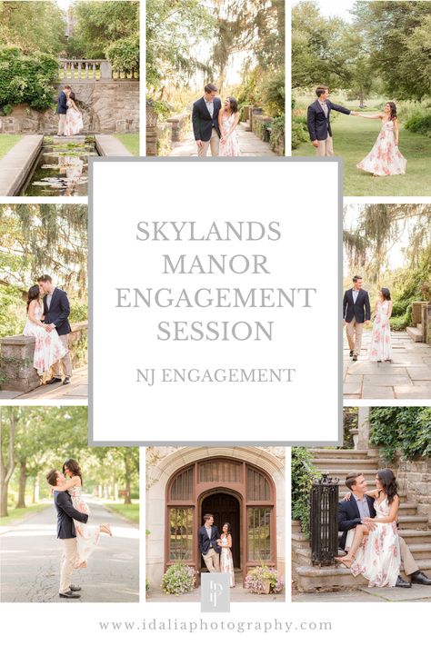 summertime Skylands Manor engagement photos | Engagement session at Skylands Manor in Ringwood NJ with New Jersey wedding photographer Idalia Photography. #IdaliaPhotography #SkylandsManor #EngagementPhotos Skylands Manor Engagement Photos, Skyland Manor Engagement, Skylands Manor, Ringwood Nj, November Wedding, New Jersey Wedding, Dance Lessons, Love Natural, Nj Weddings