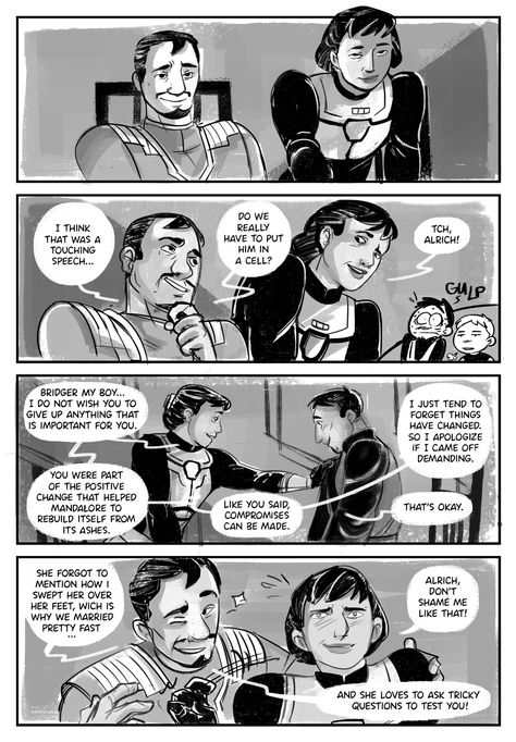 Ezra X Sabine, Clone Wars Comics, Thrawn Comic, Kallus X Zeb Star Wars, Star Wars Rebels Comics, Star Wars Ezra, Ezra And Sabine, Admiral Thrawn Memes, Star Wars Quotes