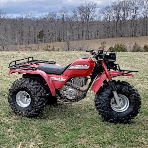 1985 Honda ATC250ES Bigred Honda Big Red 250 Es, Honda Trike, Atv Four Wheelers, Yamaha Tw200, Vintage Honda Motorcycles, 3 Wheeler, Three Wheeler, Atv Riding, Military Drawings