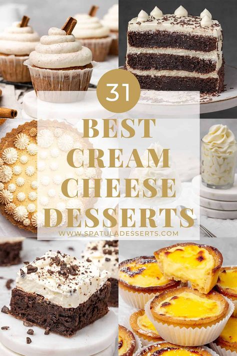 Vanilla Cream Cheese Custard, Cream Cheese Chipits Recipes, Simple Cream Cheese Desserts, Dessert Recipes Using Cream Cheese, Desserts Made With Cream Cheese, Cream Cheese Desserts Easy 3 Ingredients, Baking With Cream Cheese, Desserts Using Cream Cheese, Cream Cheese Recipes Dessert Easy