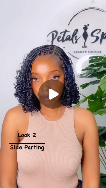 The Styling Room on Instagram: "Perfect Summer Look   _______________________ Boho Bob Braids   •Light weight  •Easy to style  •A suitable look for any occasion   Call: 0975306963 Location: Alick Nkhata Road Kalingalinga sunningdale mall shop5" Boho Braid Bob Hairstyles, How To Style Boho Bob Braids, Curly Loc Hairstyles For Black Women, Boho Braid Bob Braids, Braided Bob With Curly Ends, Boho Knotless Bob Hairstyles, Short Bob Twist Braids, Short Bob Boho Braids, Styling Short Boho Knotless Braids