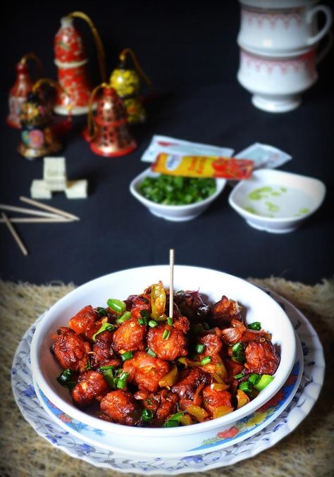 Paneer Manchurian, Chilli Paneer Recipe, Paneer Snacks, Manchurian Dry, No Intro, Crispy Recipes, Manchurian Recipe, Chilli Paneer, Paneer Dishes