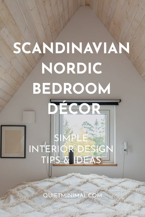 Bedroom Danish Design, My Scandinavian Bedroom, Danish Design Bedroom, Norwegian Bedroom, Nordic Bedroom Design, Nordic Bedroom Ideas, Norwegian Interior Design, Nordic Style Interior Design, Nordic Bedroom Decor