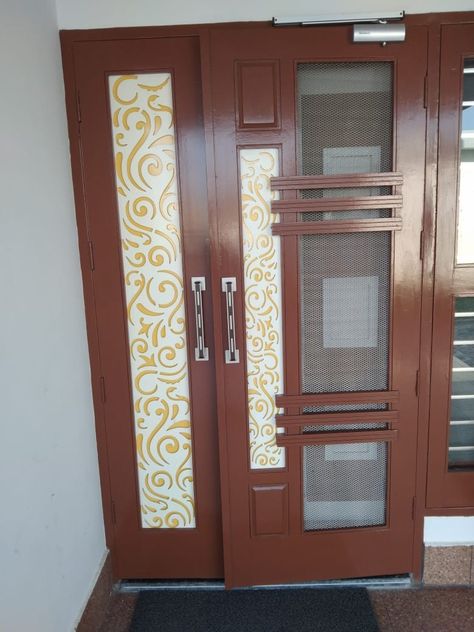 Gril Doors, Double Door Design Wood Jali, Latest Door Design, House Door Design, Jali Door, Main Door Design Photos, Design For House, Latest Door Designs, Ankita Sharma