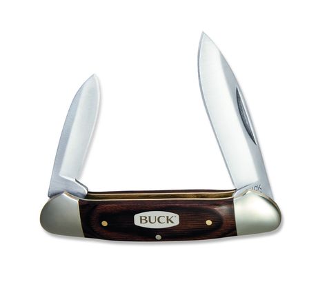 Buck Knives 389 Canoe Wood Handle Folding Pocket Knife 389BRS | Copper and Clad Bucks Logo, Wood Canoe, Buck Knives, Folding Pocket Knife, Swiss Army Knife, Hunting Knife, Folding Knives, Wood Handle, Pocket Knife