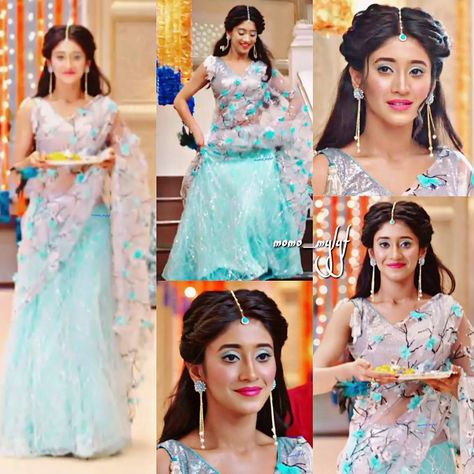 “She is looking fabulous... #naira #yrkkh #shivangijoshi ❤️❤️❤️ @shivangijoshi18 @khan_mohsinkhan…” Nayra Dresses Design, Naira Yrkkh, Designer Bridal Lehenga Choli, Dresses Design, Modern Saree, Designer Bridal Lehenga, Shivangi Joshi, Indian Bridal Outfits, Bridal Lehenga Choli