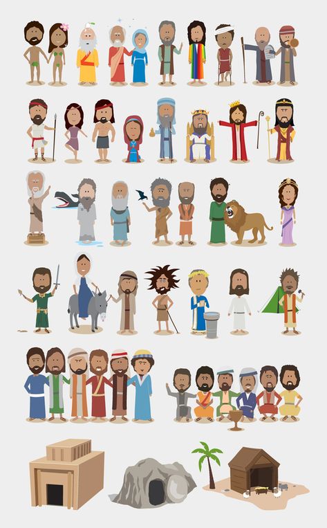 Bible Character Illustration, Bible Clipart, Bible Timeline, Bible Illustrations, Family Worship, Childrens Bible, Bible Characters, Time Line, Bible Time