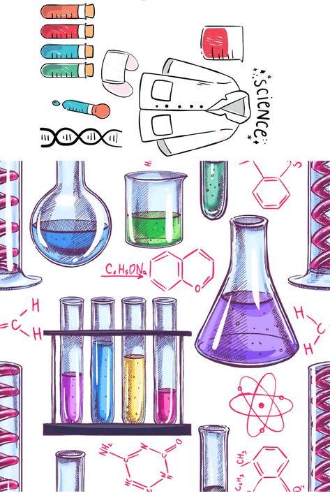 Chemistry Drawing, Biotechnology Art, Biochemistry Notes, Chemistry Posters, Chemistry Projects, Frames Design Graphic, Chemistry Art, Science Day, Chemistry Classroom