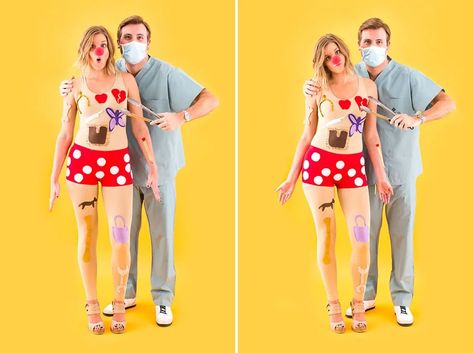 Sugar & Cloth: DIY Halloween Costumes for Couples. See all the couples costume ideas here! #costumes #couples #halloween #diy #adults #women #men Best 80s Costumes, Couples Costumes For Halloween, 80s Halloween Costumes, Easy Couples Costumes, Diy Couples Costumes, Best Couples Costumes, Teen Halloween, Costumes For Halloween, Costumes Couples