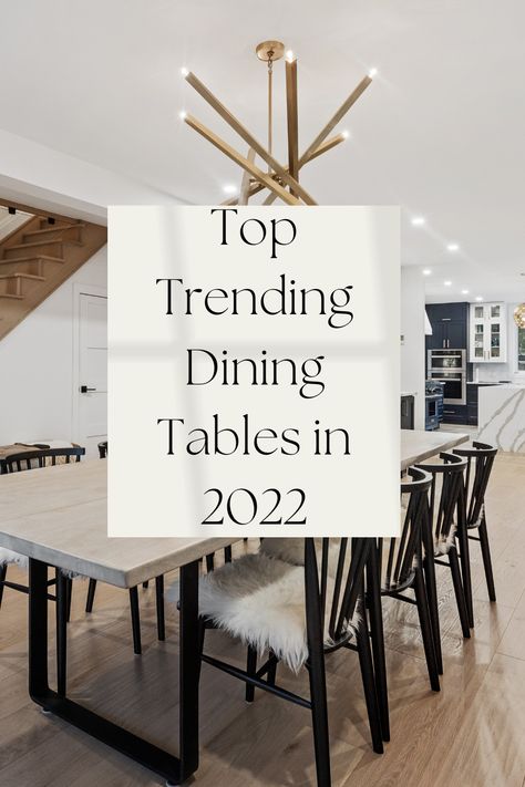 If you are in the market for a new dining room table, come take a peek at what's trending in 2022. I believe you will be inspired and pointed in the right direction for your perfect table find. White Extendable Dining Table, Trending Dinning Room Tables, French Contemporary Dining Room, Trending Dining Tables, Contemporary Kitchen Tables, Trendy Dining Room, Rectangle Dining Room Table, Dining Room Trends, Rectangle Kitchen Table