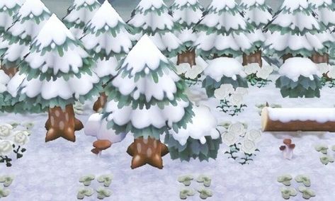 Public works projects and landscaped village in Animal Crossing New Leaf acnl Winter Homescreen, Mushroom Inspiration, Town Aesthetic, Snow Nature, Cafe Sign, Ac New Leaf, Post Animal, Town Map, Fairy Forest