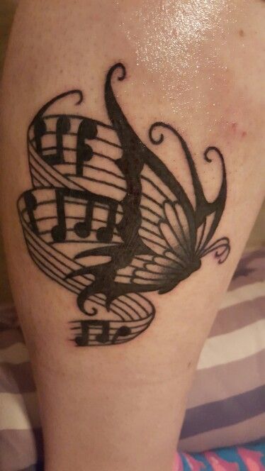 Music Butterfly, Butterfly Tats, Mens Butterfly Tattoo, Butterfly Name Tattoo, Shoulder Tats, Butterfly Tattoo On Shoulder, Butterfly Tattoo Meaning, Butterfly Back Tattoo, Shoulder Blade Tattoo