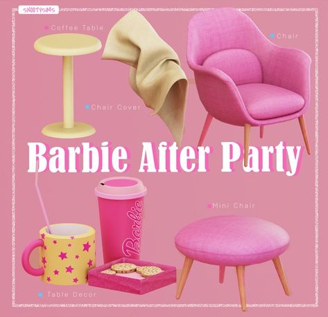 Sims 4 Cc Bedroom Accessories, Sims 4 Barbie Cc, Cc Furniture, Sims 4 Expansions, Tumblr Sims 4, Sims 4 Dresses, Sims4 Clothes, Themed Bedroom, Sims 4 Update