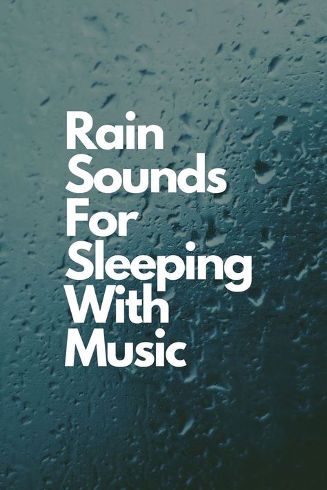 Rain sounds for a quick sleep Rain Sleep, Rain And Thunder Sounds, Sound Of Thunder, Rain Sounds For Sleeping, Rain Sounds, Rain And Thunder, Sound Of Rain, Good Sleep, Sound