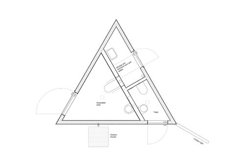 Toilet Plan, Triangle House, Bathroom Plan, Concept Models Architecture, Architecture Drawing Art, Ground Floor Plan, Room Planning, Triangle Design, Scenic Routes