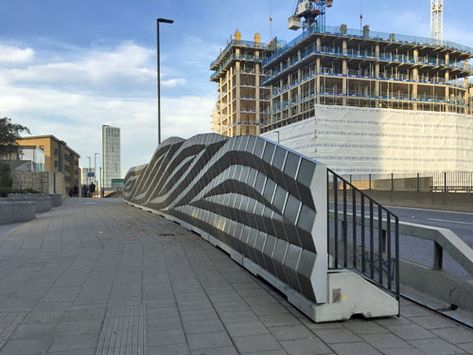 noise barrier along the A12 Barriers Hoodie, Road Noise Barrier, A Barrier, Noise Barrier, Flood Barrier, Safety Barriers, London