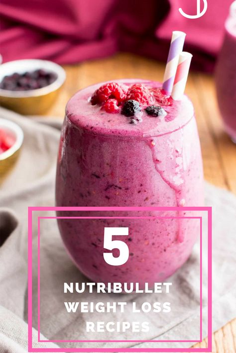 5 Most Effective Nutribullet Recipes To Lose Weight #lossweightrecipes #nutribullet #weightlossrecipes #weightloss Nutribullet Blender Recipes, Healthy Nutribullet Recipes, Ninja Bullet Recipes, Nutribullet Recipes Smoothie, Nutri Bullet Recipes, Nutribullet Recipes Breakfast, Blendjet Recipe, Ninja Bullet, Blendjet Recipes