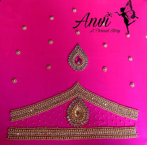 Exclusively hand crafted Elegant blouse design💓 Can be customised according to customers choice✨ Let's not wait to book one for you.........Ping us for customising one for you #AnviAThreadStory #love #pink #aari #blouse #aariwork #anviblouses #cbe #embroideryblouse #instagood #designerblouse #blousedesigns #wedding #indianwedding #art #sleeves #loveforwork #embroidery #fashion #coimbatoredesigner #blousestitching #handembroidery #aariembroidery #bhfyp #tutorial #ondipudur #designer #instagram Pink Aari Blouse, Profile Template, Boat Neck Blouse Design, Aari Blouse, Fabric Paint Designs, Blouse Design Images, Beads Work, Aari Work Blouse, Hand Work Blouse