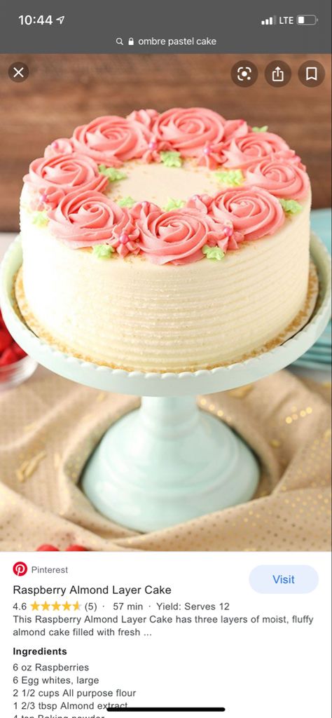 Candlelit Picnic, 81st Birthday, Two Layer Cakes, Flat Cakes, Diy Birthday Cake, White Cakes, Simple Cake Designs, Birthday Cakes For Women, Cakes For Women