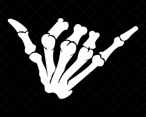 Shaka Logo, Skeleton Shaka, Shaka Hand, Hand Png, Png Skeleton, Svg Skeleton, Skeleton Hand Tattoo, Cricut Files, Skeleton Hand