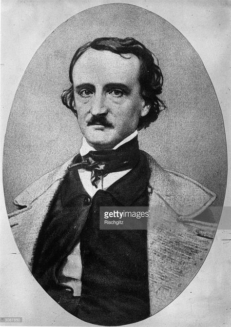 Author and poet Edgar Allan Poe (1809 - 1849). Pioneer of the modern detective story with 'The Murders in the Rue Morgue'. Poe Quotes, Annabel Lee, Quoth The Raven, Allen Poe, Edgar Allen Poe, Writers And Poets, Sigmund Freud, Famous Authors, The Raven