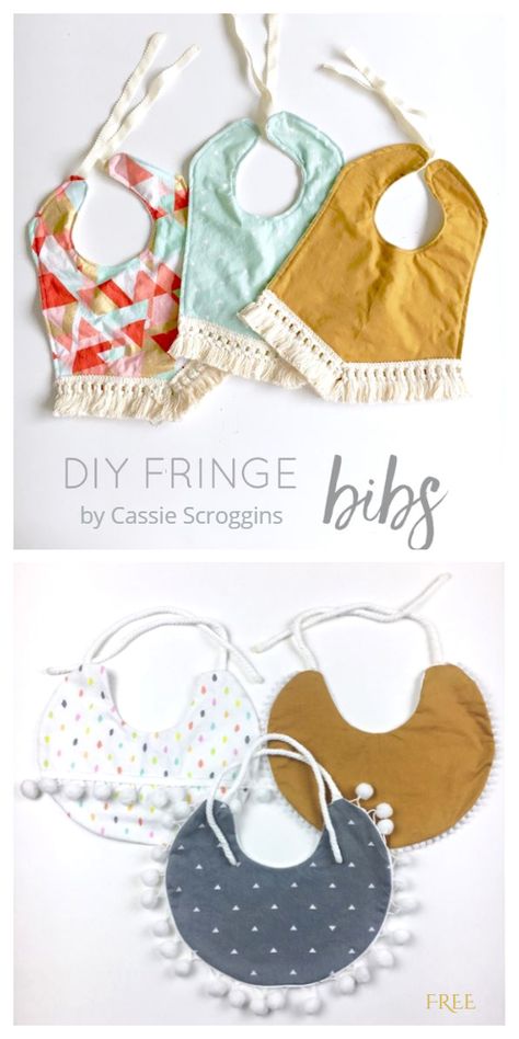 7 DIY Baby Girl Drool Ribs Free Sewing Patterns | Fabric Art DIY Diy Bibs Baby Free Pattern, Diy Drool Bibs, Bib Sewing Pattern Free, Infant Sewing Projects, Diy Bibs Baby, Bib Patterns Free Baby, Drool Bib Pattern Free, Free Bib Pattern, Diy Gifts For Baby Girl