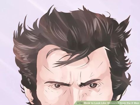 Image titled Look Like Wolverine from the X Men Step 4 Wolverine Hair, Wolverine Costume, Comic Boards, Classic Leather Jacket, Elephant Trunk, Checkered Shirt, Yellow And Blue, Hair Humor, Classic Leather