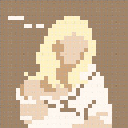 Perler Beads Movies, Peeler Bead Album Cover, Album Cover Grid Pattern, Billie Eilish Alpha Pattern, Album Cover Pixel Art Grid, Alpha Patterns Marvel, Pixel Art Album Cover, Album Pixel Art, Pixel Art Alpha Pattern