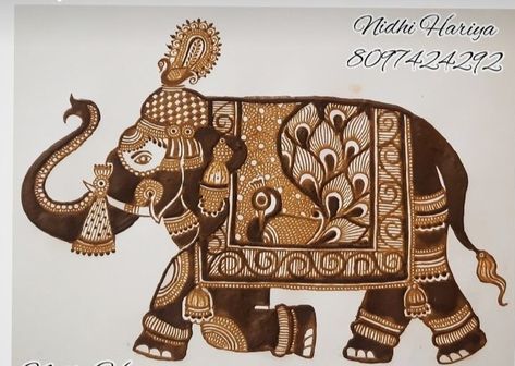 Elefante Mehndi Design, Mehandi Drawing, Elephant Henna Designs, Elephant Henna, Learn Mehndi, Mehndi Book, Leg Mehendi, Beautiful Simple Mehndi Design, New Bridal Mehndi Designs