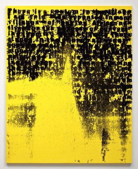 Glenn Ligon, Text Artist, Jasper Johns, Contemporary Art Daily, Craft Paint, Yellow Art, Text Art, African American Art, Black And Yellow