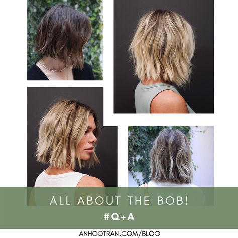 All About the BOB! An Co Tran Hair, Ahn Co Tran Hair, Ahn Co Tran, A Line Haircut, Hair Inspired, Anh Co Tran, Chic Short Hair, Hair 2022, Chic Headband