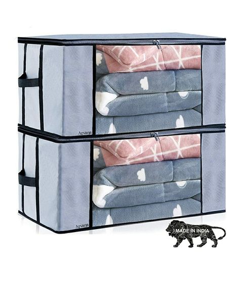 Easy Home Organization, Under Bed Storage Boxes, Bags Organizer, Closet Storage Bins, Wardrobe Organizer, Cube Storage Bins, Underbed Storage, Storage Bags Organization, Storage Closet Organization