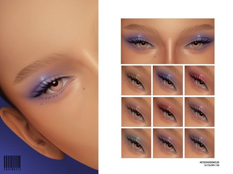 Sims 4 Soft Makeup, Sims 4 Eyeshadow Cc, Cosimetic's Sims 4, Sims 4 Eyeshadow, Sims4 Makeup, Soft Eyeshadow, Sims 4 Tsr, Natural Eyeliner, Sims 4 Cas Mods